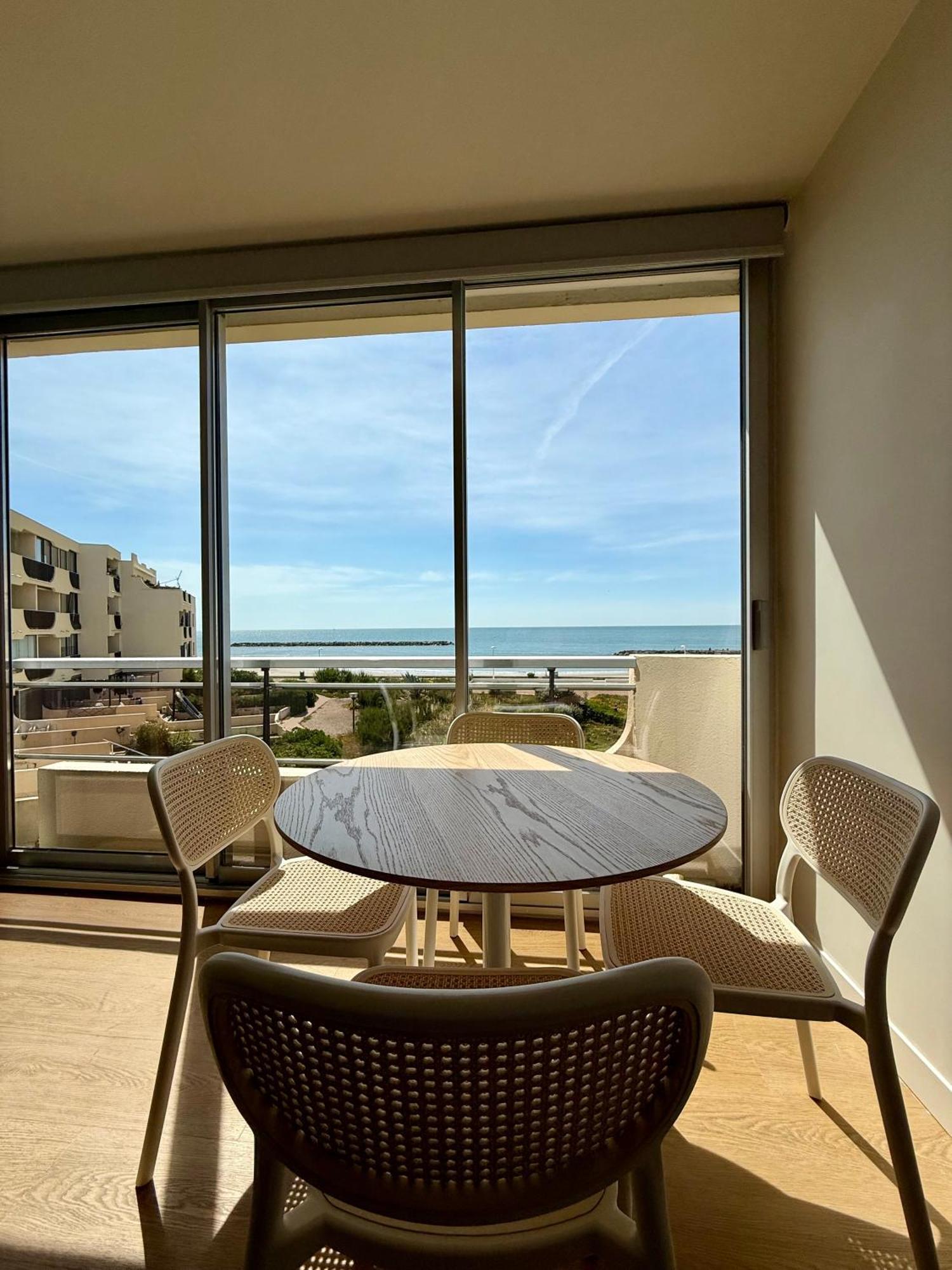 Appt Renove Palavas - 4 Personnes - Vue Mer - Parking - Rive Droite 외부 사진